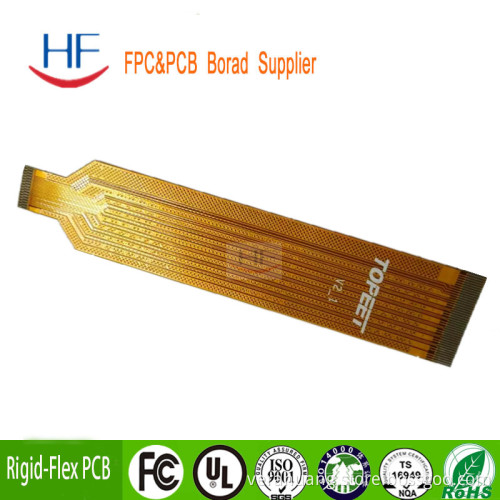 Double-Sided Multilayer Rigid Flexible PCB Circuit Impregnated with Through-Hole FPC PCB Board